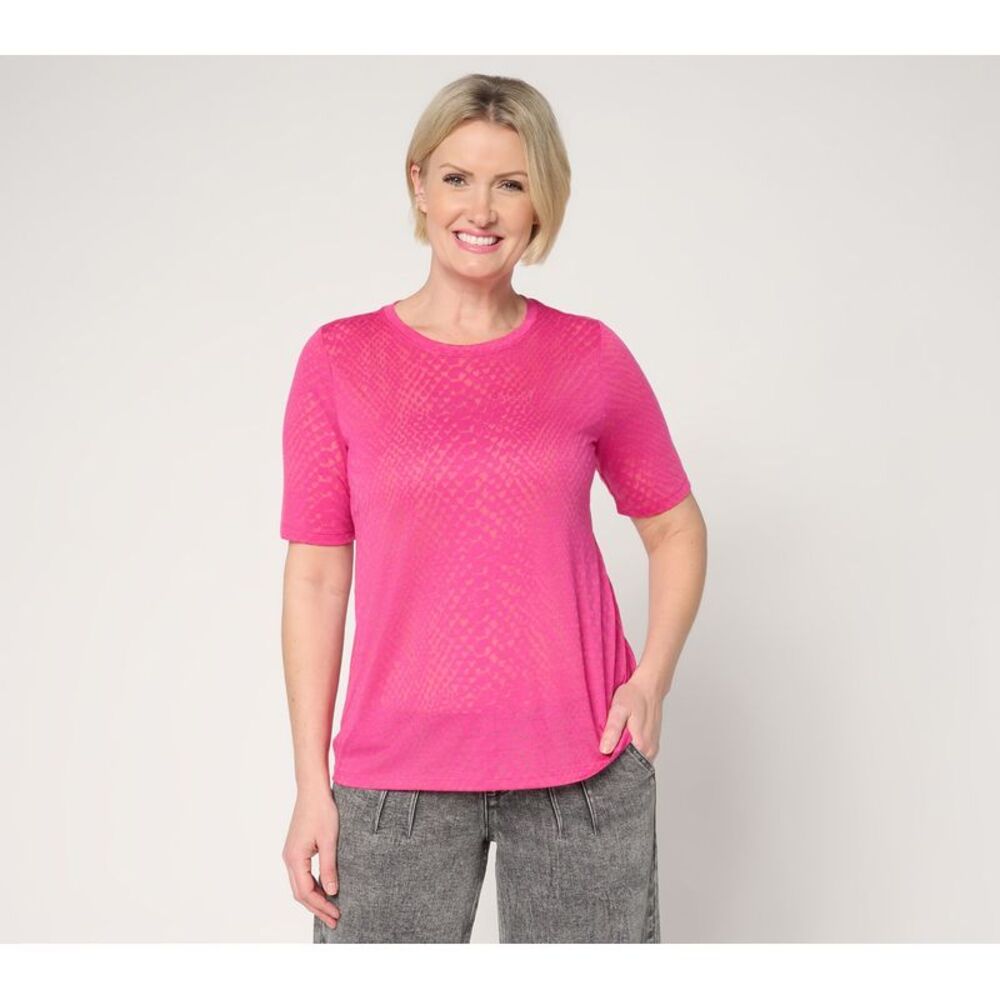 Fashion Women's Top Plus Sz 1X Make Your Selection: LOGO Layers by Pink